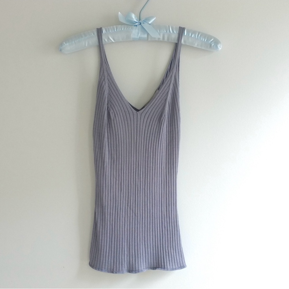 H&M Light Blue Body Contouring Top